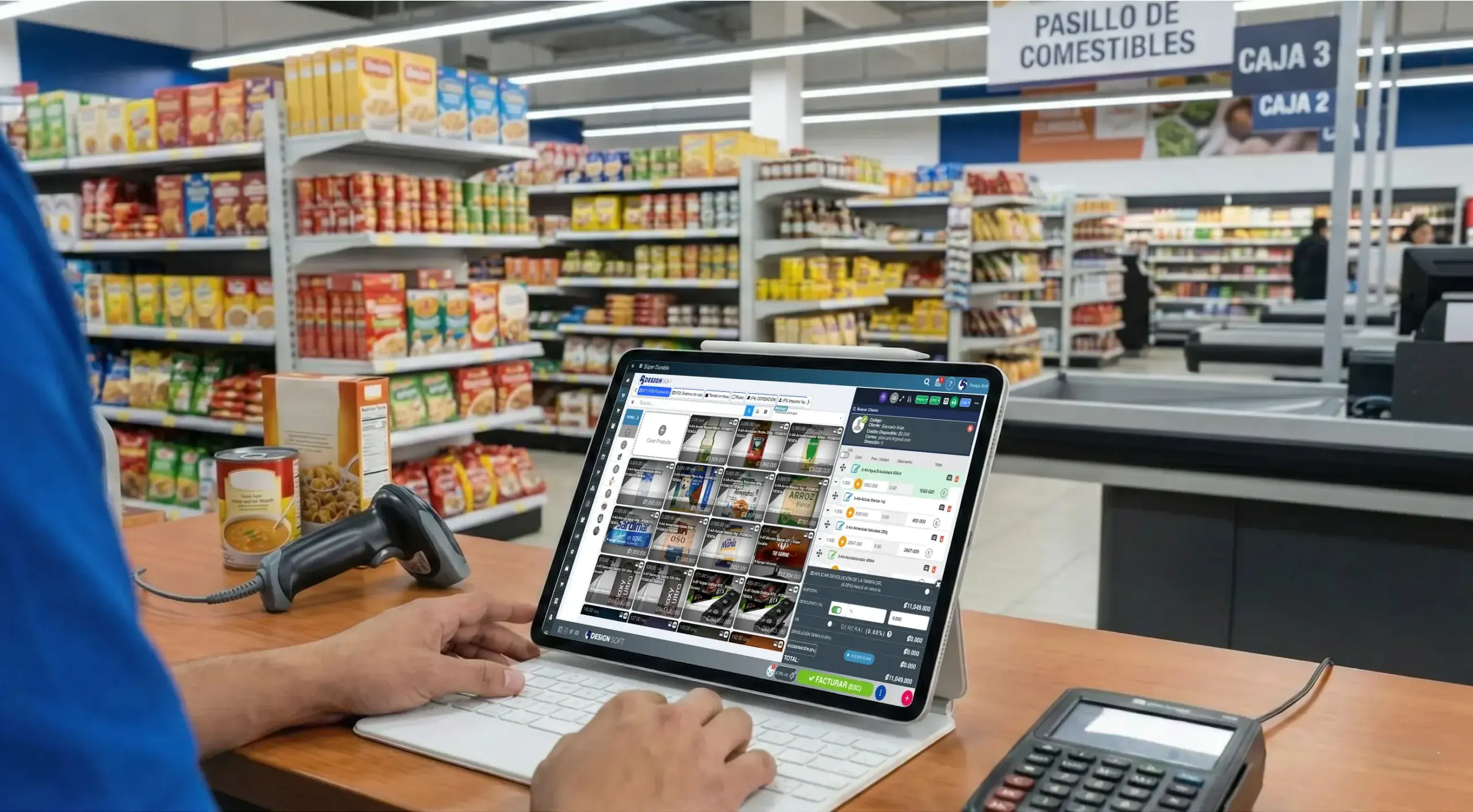 Elegir productos durante la facturación electrónica en tu tienda de abarrotes