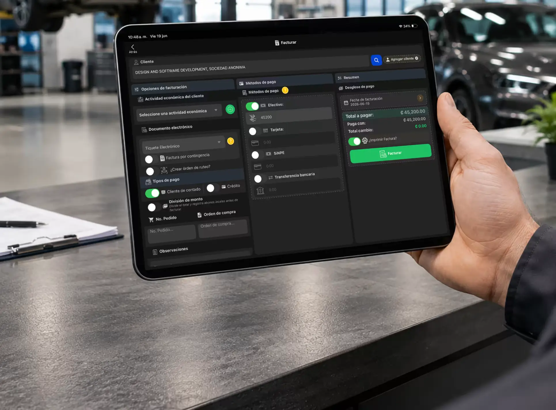 Software POS para taller automotriz