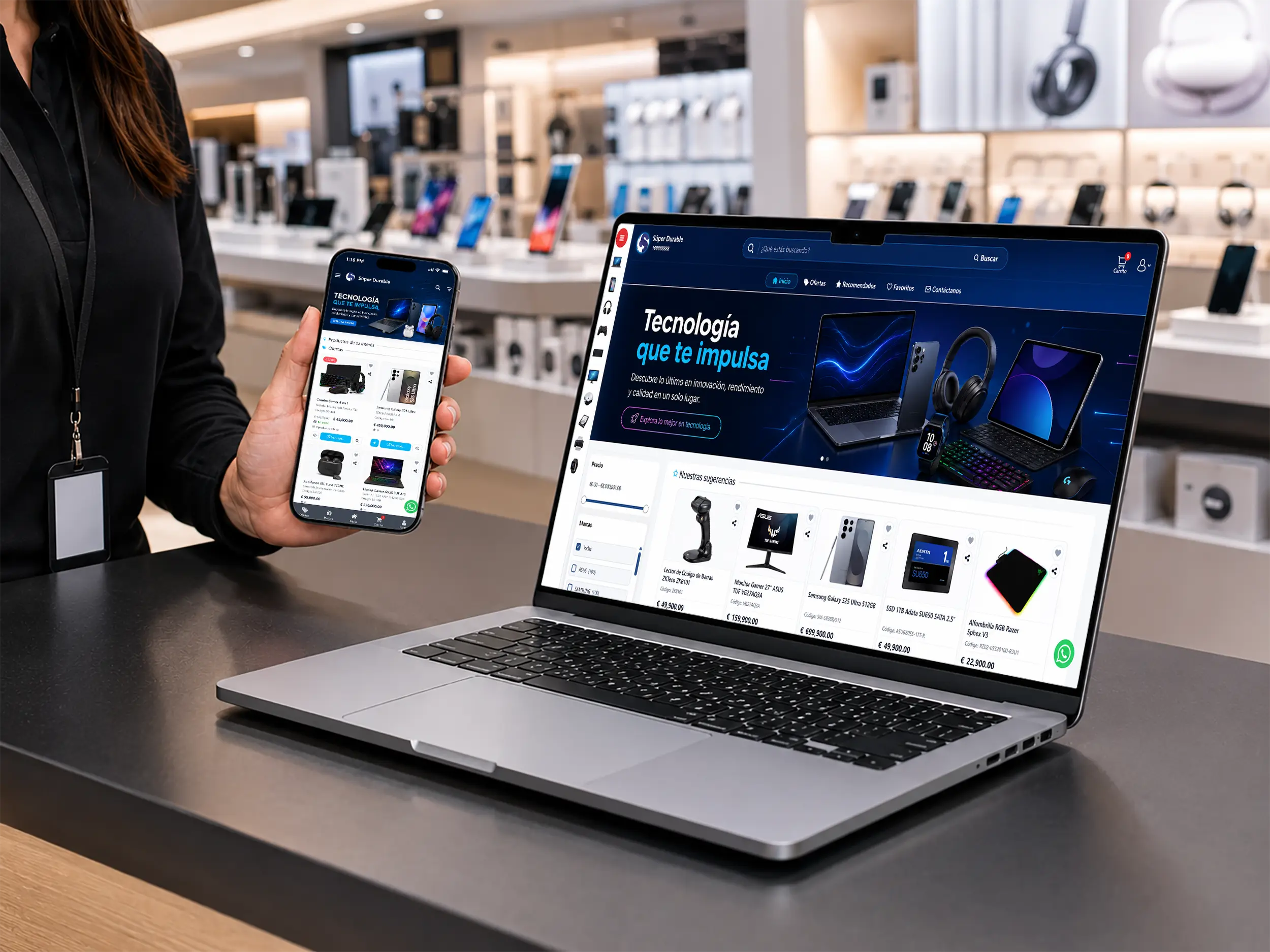 Tienda en linea Posmovi para comprar desde celular